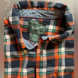 Woolrich Flannel Shirt Men’s XL Multicolor Plaid Long Sleeve‎ Casual Button-Down